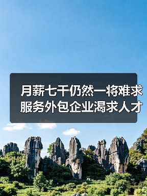 月薪七千仍然一将难求服务外包企业渴求人才（图1）