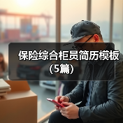 保险综合柜员简历模板(5篇)(图4) 保险综合柜员简历模板(5篇)(图4)