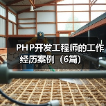 PHP开发工程师的工作经历案例（6篇）（图4）