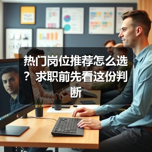 热门岗位推荐怎么选?求职前先看这份判断指南(图1) 热门岗位推荐怎么选?求职前先看这份判断指南