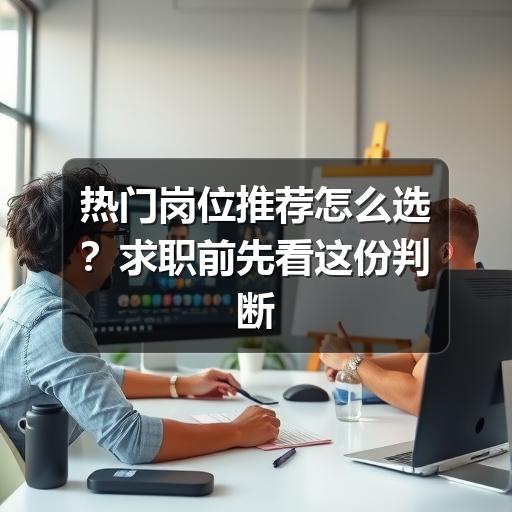 热门岗位推荐怎么选?求职前先看这份判断指南(图3) 热门岗位推荐怎么选?求职前先看这份判断指南