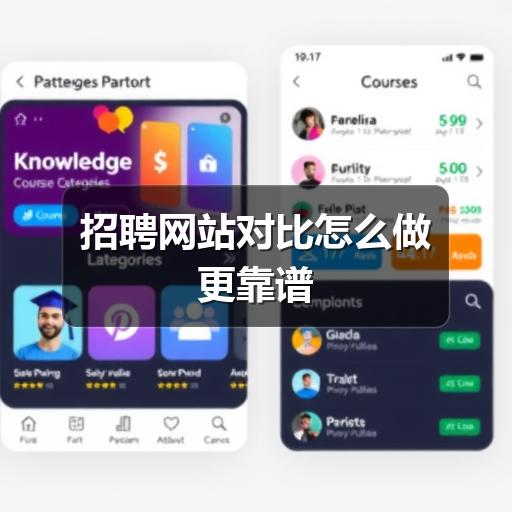招聘网站对比怎么做更靠谱(图3) 招聘网站对比怎么做更靠谱