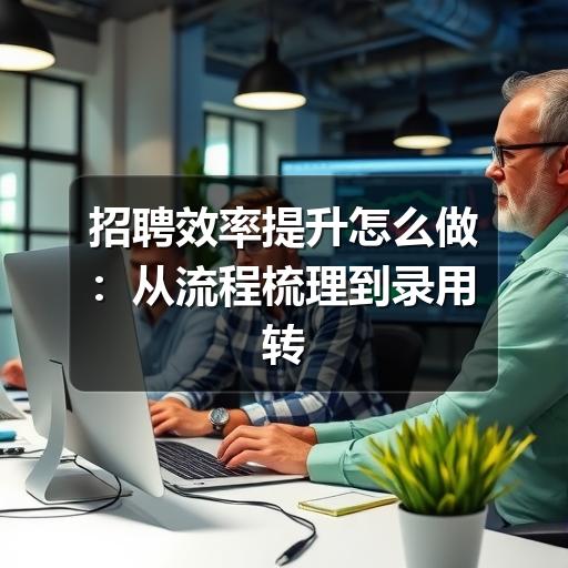 招聘效率提升怎么做:从流程梳理到录用转化的实用方法(图2) 招聘效率提升怎么做:从流程梳理到录用转化的实用方法