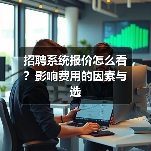 招聘系统报价怎么算?避开低价陷阱更稳妥(图2) 招聘系统报价怎么看?影响费用的因素与选型建议
