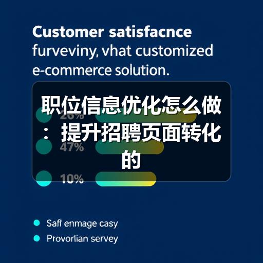 职位信息优化怎么做：提升招聘页面转化的实用指南