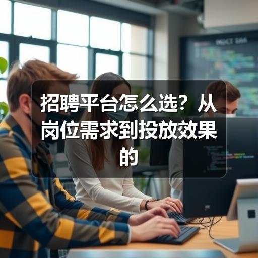 招聘平台怎么选?实用标准+误区解析助你精准匹配(图1) 招聘平台怎么选?从岗位需求到投放效果的实用判断方法