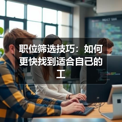 如何筛选合适岗位?避免无效投递的实战技巧(图1) 职位筛选技巧:如何更快找到适合自己的工作机会