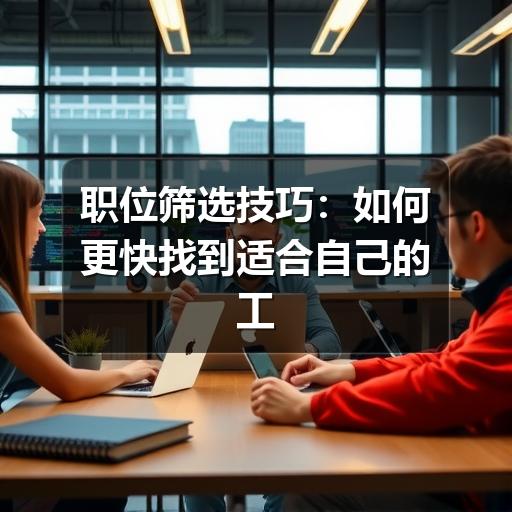 如何筛选合适岗位?避免无效投递的实战技巧(图2) 职位筛选技巧:如何更快找到适合自己的工作机会